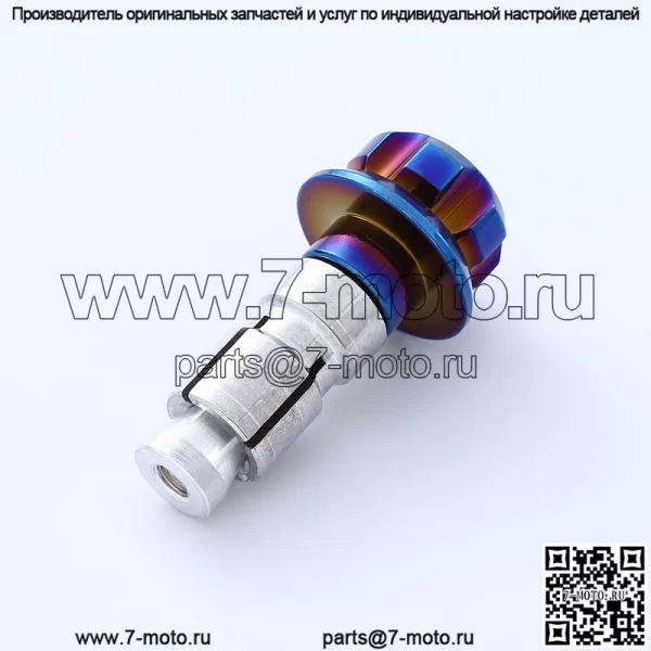 Филиппинский Вьетнам популярный мотоцикл ручка из нержавеющей стали железо изысканный обожженный титан модифицированный блок ручки крана - Image 3