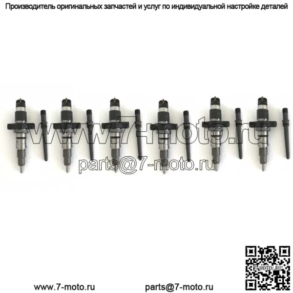 6 * топливная форсунка Common Rail 04,5-07 для дизельного двигателя Dodge Cummins 5,9 л 0986435505