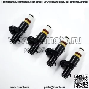 16450-PPA-A01 4 топливных форсунки, подходящие для Honda CRV CR-V 2.4L L4 2002-2004 гг.