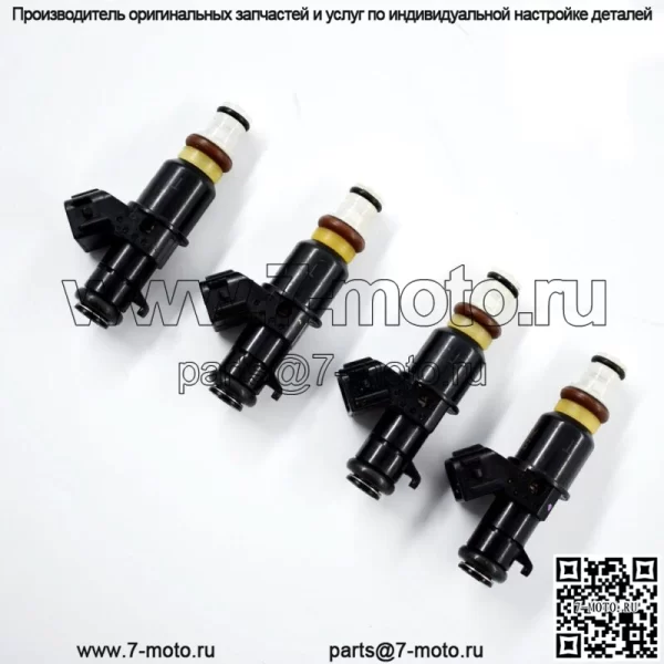 16450-PPA-A01 4 топливных форсунки, подходящие для Honda CRV CR-V 2.4L L4 2002-2004 гг.