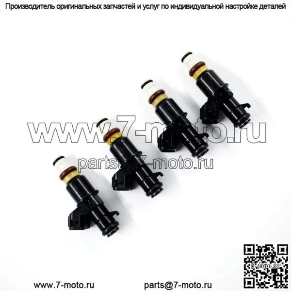 16450-PPA-A01 4 топливных форсунки, подходящие для Honda CRV CR-V 2.4L L4 2002-2004 гг. - Image 3