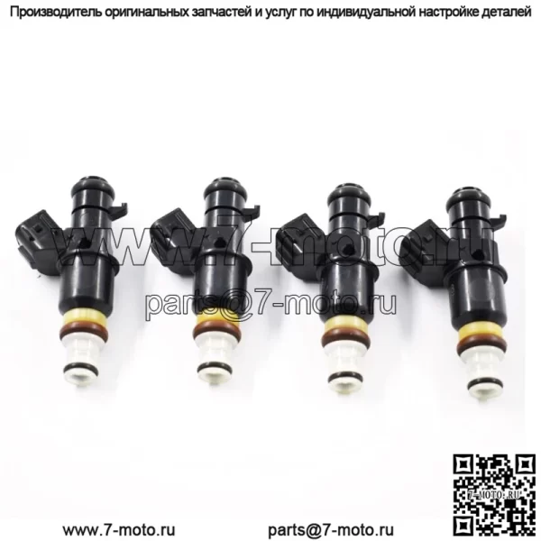 16450-PPA-A01 4 топливных форсунки, подходящие для Honda CRV CR-V 2.4L L4 2002-2004 гг. - Image 4