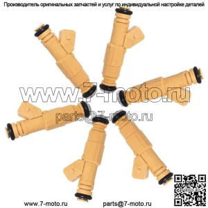 Подходит для Jeep Grand Cherokee Wrangler Cherokee 4.0L, 6 шт. топливные форсунки FJ583