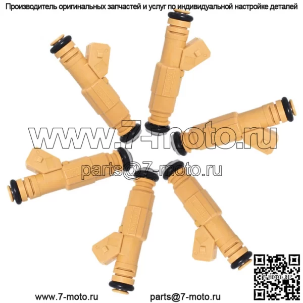Подходит для Jeep Grand Cherokee Wrangler Cherokee 4.0L, 6 шт. топливные форсунки FJ583