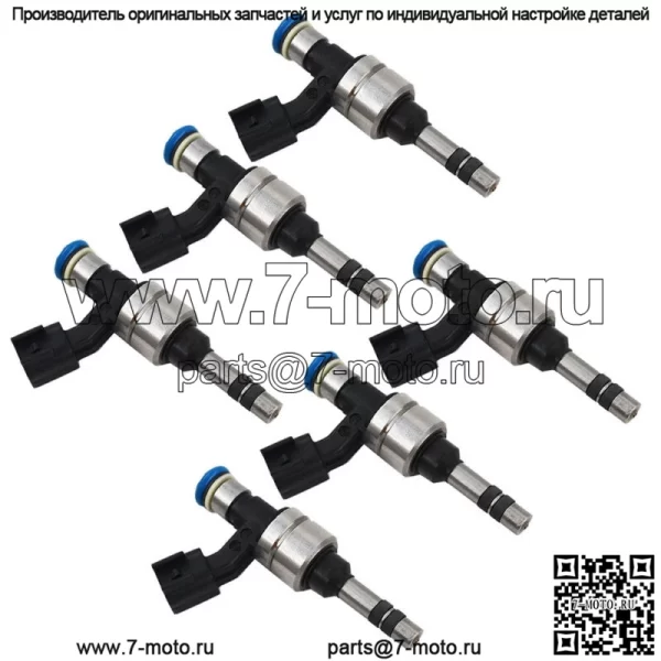6X топливные форсунки для GMC Buick LaCrosse Chevrolet Cadillac CTS 3.0L V6