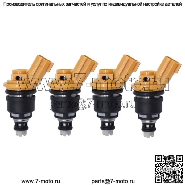 4 боковых топливных форсунки объемом 555 куб.см для Nissan Silvia S13/14/15 SR20DET 16600-RR543