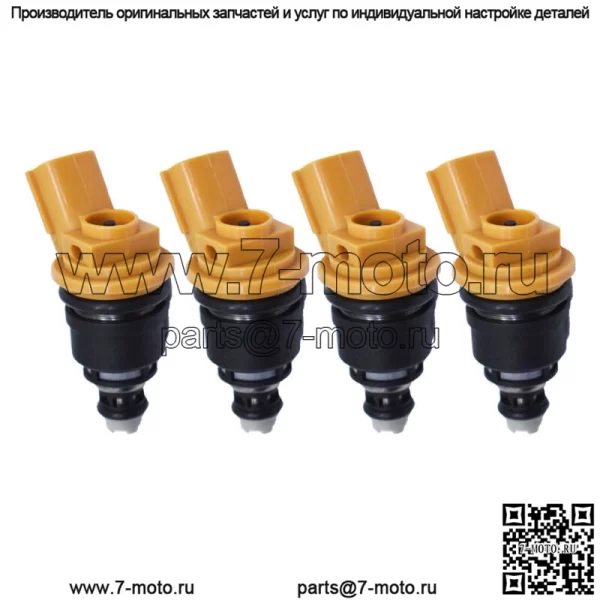 4 боковых топливных форсунки объемом 555 куб.см для Nissan Silvia S13/14/15 SR20DET 16600-RR543 - Image 2