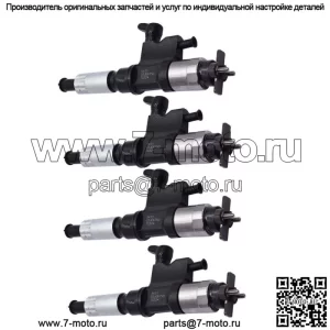 4 * Топливная форсунка 4HK1 подходит для Isuzu NPR NPR-HD Diesel 2001-2007 095000-5471