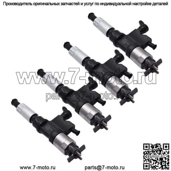 4 * Топливная форсунка 4HK1 подходит для Isuzu NPR NPR-HD Diesel 2001-2007 095000-5471 - Image 3