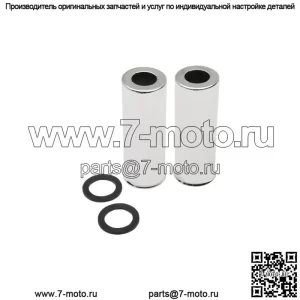 Задние амортизаторы Progressive Chrome 412 для Harley
