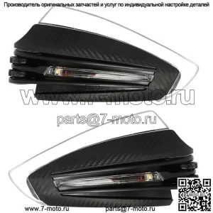 Мотоциклетная светодиодная модифицированная защита для рук с подсветкой, защита для рук на лобовом стекле с указателем поворота, модифицированная для бездорожья автомобильная защита для защиты от падения