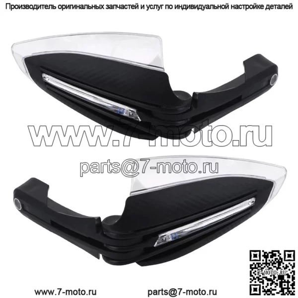 Мотоциклетная светодиодная модифицированная защита для рук с подсветкой, защита для рук на лобовом стекле с указателем поворота, модифицированная для бездорожья автомобильная защита для защиты от падения - Image 3