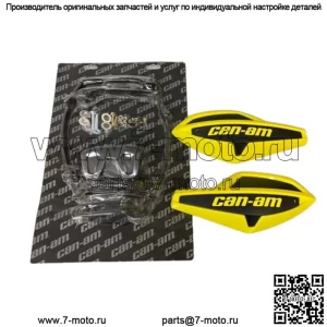 Желтый ветрозащитный щиток Can Am Sunburst с монтажным комплектом