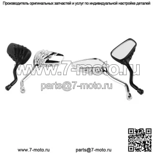 Аксессуары для мотоциклов, гальваника, призрачная форма руки, мотоцикл, модифицированное зеркало заднего вида, электромобиль, гальваника, череп, ручное зеркало заднего вида