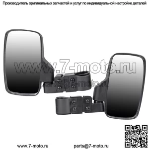 Комплект черных зеркал бокового обзора NICHE для John Deere Gator HPX XUV 550 560 590 835 (Для: John Deere Gator CS)