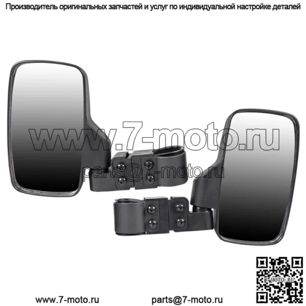 Комплект черных зеркал бокового обзора NICHE для John Deere Gator HPX XUV 550 560 590 835 (Для: John Deere Gator CS)