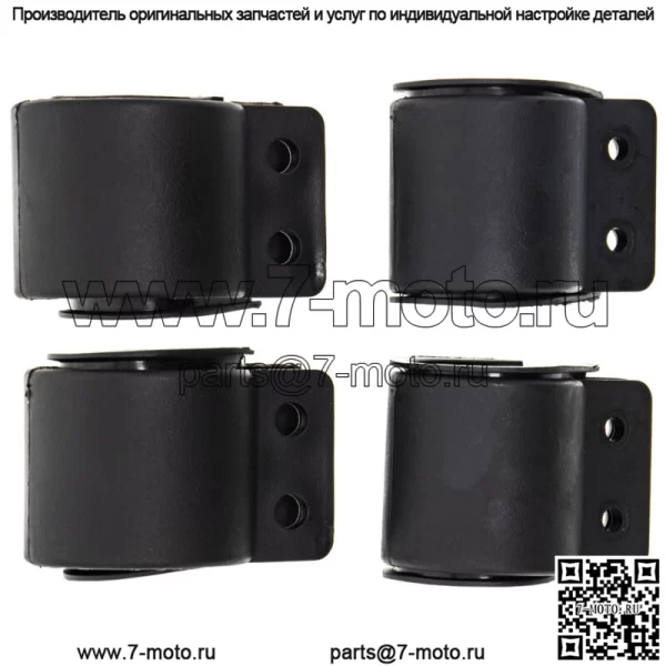 Комплект черных зеркал бокового обзора NICHE для John Deere Gator HPX XUV 550 560 590 835 (Для: John Deere Gator CS) - Image 5