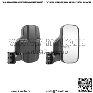 Для John Deere Gator HPX 625I 825I 860I 855D XUV UTV Боковые зеркала заднего вида на 360 ° (Для: John Deere Gator CS)