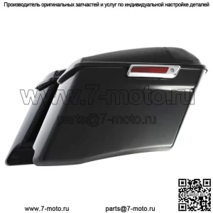 Удлиненные жесткие седельные сумки 4 дюйма, подходят для Harley Touring CVO Road Street Glide 14-23 (для: Harley-Davidson)