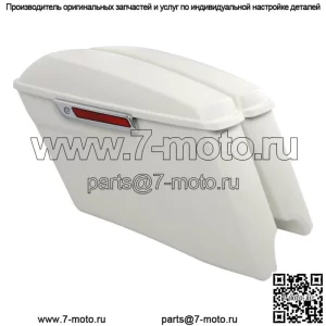 Жесткие седельные сумки 4 дюйма, подходящие для джинсовой ткани Harley Street Glide FLHX 14-23 Bonneville