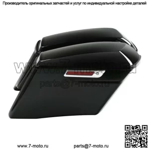 4-дюймовая жесткая растянутая седельная сумка, подходящая для Harley Touring Street Glide 2014-2023 2021 (Для: Harley-Davidson)