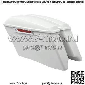 4-дюймовые седельные сумки, пригодные для Harley Road Street Glide 2014-2023 Bonneville Salt Pearl