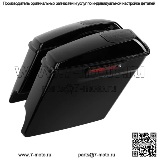 5-дюймовая растянутая жесткая седельная сумка 6x9 дюймов с вырезом для динамика подходит для Harley Road Glide 14-23 (для: Harley-Davidson)