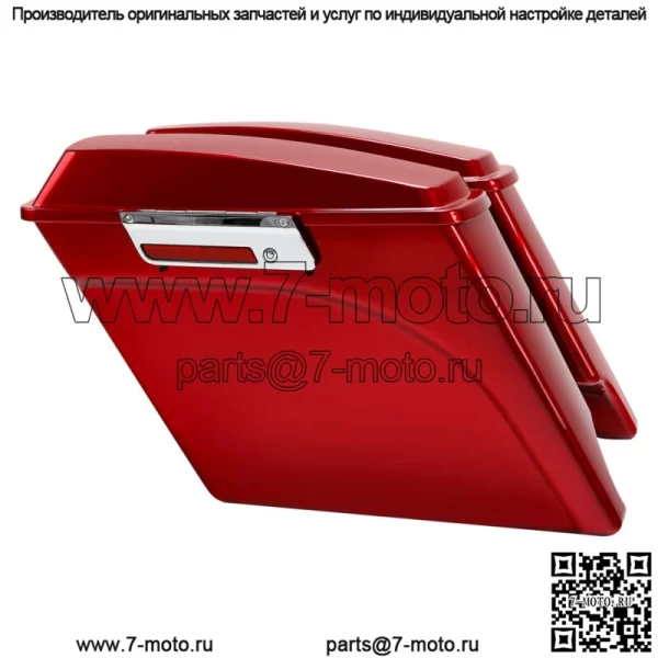 Удлиненная 5-дюймовая седельная сумка, подходящая для Harley Touring Electra Glide 93-13 (для: Harley-Davidson)