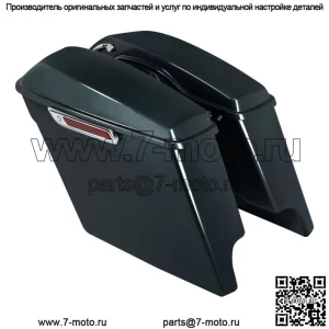 5-дюймовые растянутые седельные сумки, подходящие для Harley Touring Street Electra Glide 14-23, ель