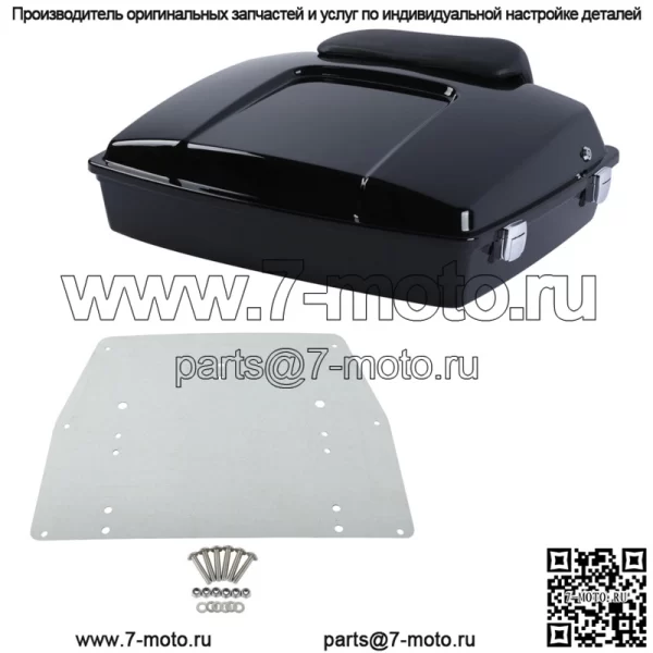 Накладка багажника и опорная пластина Razor Pack 5,5 дюйма подходят для Harley Tour Pak Road Glide 97-13 (для: Harley-Davidson)