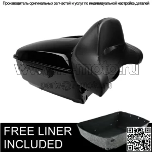 Черная спинка багажника King Pack 13,7 дюйма подходит для Harley Tour Pak Road King 2014-2023 (для: Harley-Davidson)