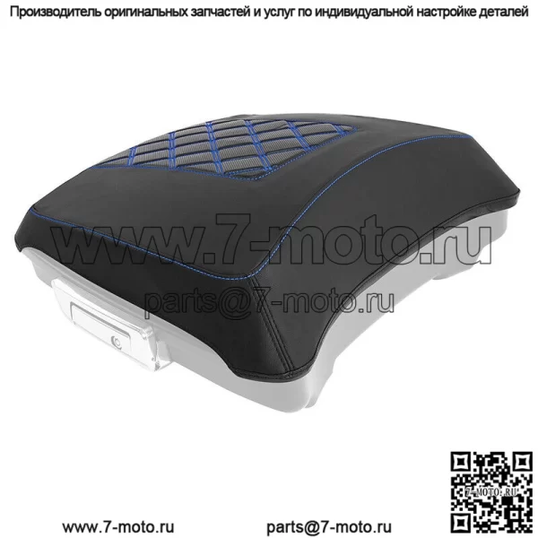 Черная синяя крышка багажника, подходит для Harley Tour Pak Touring Road King 14-23 (для: Harley-Davidson)