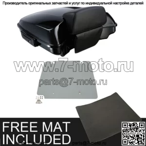 Опорная пластина спинки багажника Black Razor Pack подходит для Harley Tour Pak Touring 14-22 (для: Harley-Davidson)