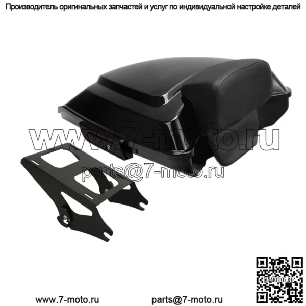 Накладка на багажник Black Razor Pack, 2 багажника, подходит для Harley Tour Pak Street Glide 14-23 (для: Harley-Davidson)