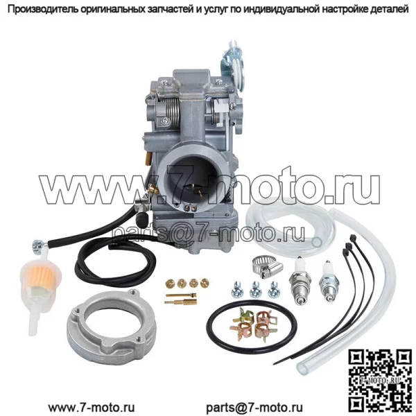 Комплект карбюратора 42 мм для Harley EVO Twin Cam Carb Softail Heritage FLST Road King (Для: Harley-Davidson)