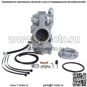Гладкий карбюратор 45 мм, подходит для Harley Road King Dyna Wide Glide FXDWG (для: Harley-Davidson)