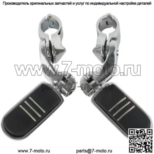 Комплект регулируемых подножек для шоссе с коротким креплением 1 1/4 дюйма, 32 мм, 1,25 дюйма, подходит для Harley (для: Harley-Davidson)