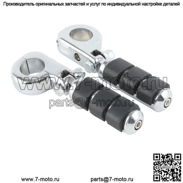 Крепление подножек для защиты двигателя 1 1/4 дюйма подходит для Harley Road King Softail Dyna (для: Harley-Davidson)