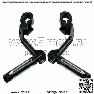 Длинные угловые зажимы для крепления подножки 1 1/4 дюйма, подходят для Harley Road King Glide (для: Harley-Davidson)