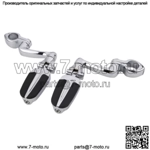Крепление подножек для защиты двигателя 1 1/4 дюйма подходит для Harley Road King Softail FL (для: Harley-Davidson)