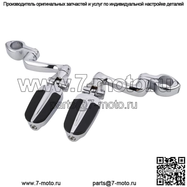 Крепление подножек для защиты двигателя 1 1/4 дюйма подходит для Harley Road King Softail FL (для: Harley-Davidson)