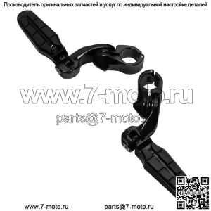 Короткое угловое крепление для шоссейной подножки 1 1/4 дюйма, подходящее для Harley Touring Electra Glide (для: Harley-Davidson)