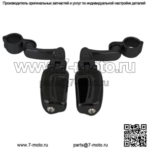 Крепление подножек для защиты двигателя 1-1/4 дюйма подходит для Harley Road King Dyna Fat Bob (для: Harley-Davidson)