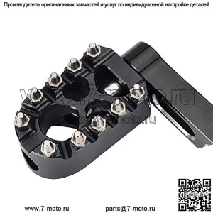 Goldfire MX Chopper Bobber Style Рычаг переключения передач, противоскользящая шестерня с накаткой на мотоциклетном рычаге переключения передач для HD Touring Softail Sportster Dyna Street Chopper Bobber (черный)