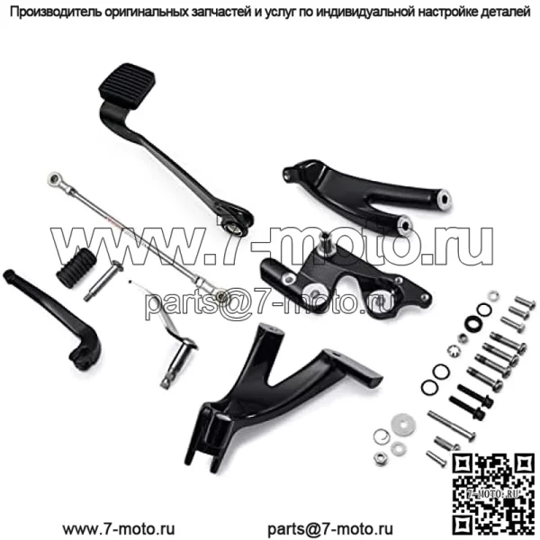 Стандартные подножки для переднего управления для Harley Softail Street Bob FXLRS 117 FXBB 114 FXBBS FXLR 107 FXST 2018-Up для Harley Foot Controls Low Rider ST Аксессуары - Image 2