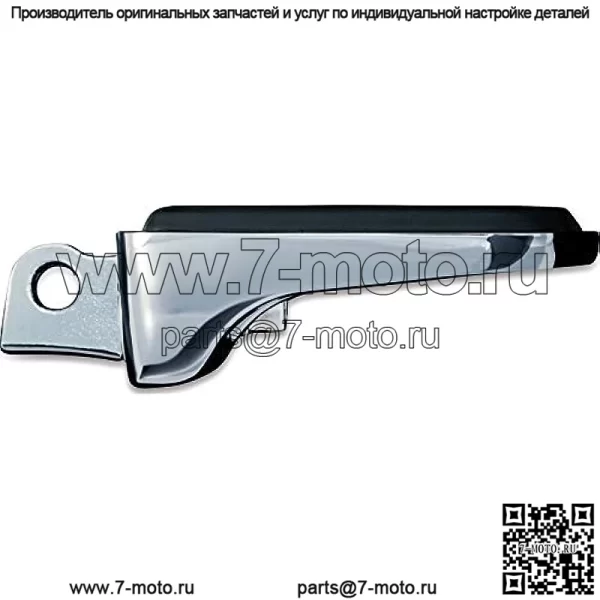 Компонент ножного управления мотоцикла Kuryakyn 4392: половицы премиум-класса Mini Board с переходниками для крепления к штекеру, хромированные, 1 пара - Image 2