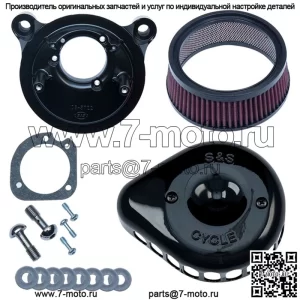 Комплект воздухоочистителя  Mini Teardrop Stealth для Harley