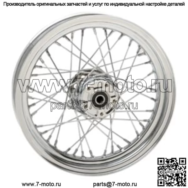 Переднее колесо  с 40 спицами, без ABS, со шнуровкой для Harley