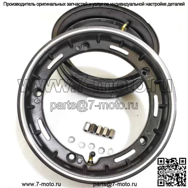 БЕСКАМЕРНЫЕ ДИСКИ VESPA ЧЕРНЫЕ PX  T5 ДИСКИ X 2 ЗАЗОР - Image 2