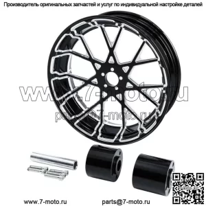 Обод и ступица заднего колеса 18 x 5,5 дюймов подходят для Harley Road King Street Glide 08-23 22 (для: Harley-Davidson)